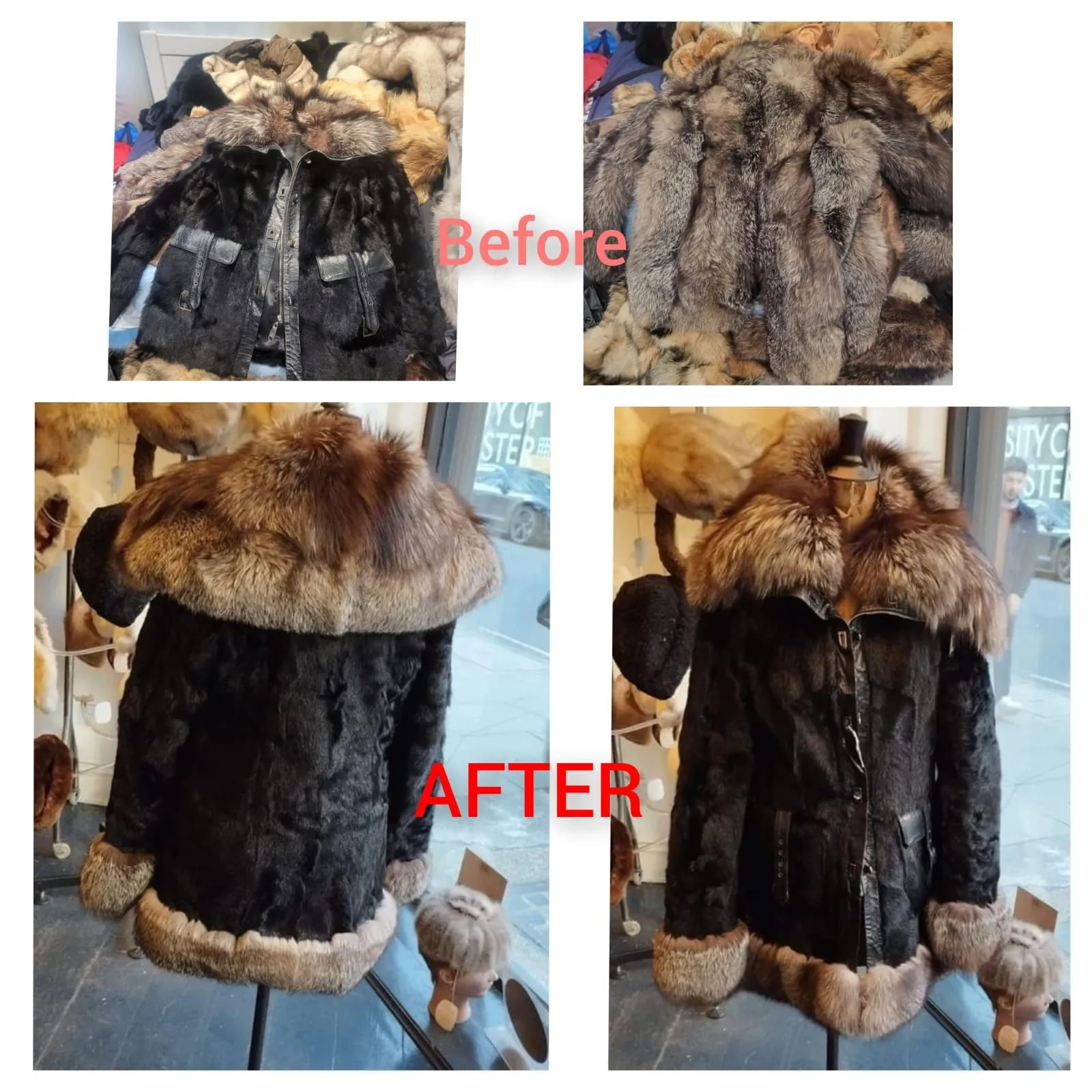 Fur remodeling